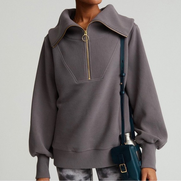 Varley Tops - ☀️ VARLEY Vine Ottoman Half-Zip Popover